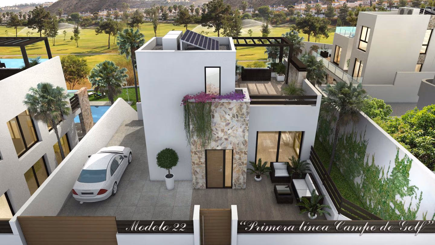 Luxury New Build Frontline Golf Villa for Sale in Ciudad Quesada, Alicante