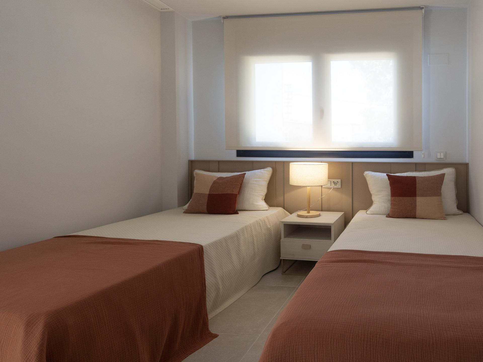 Bright New Build 2 Bedroom Apartment with Sea Views for Sale in Denia – 30m from the Beach