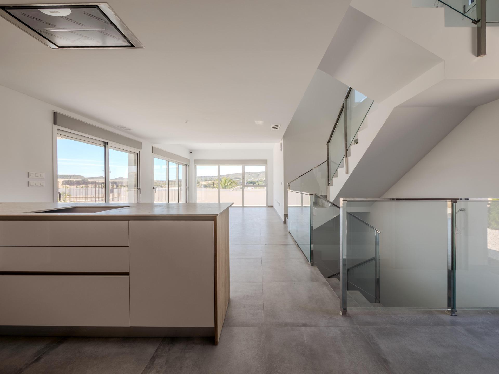 MODERN-DESIGN-VILLA-WITH-GOLF-VIEWS-10 Impressive Key Ready 4 Bedroom Villa with Golf Views and Basement for Sale in Algorfa, La Finca