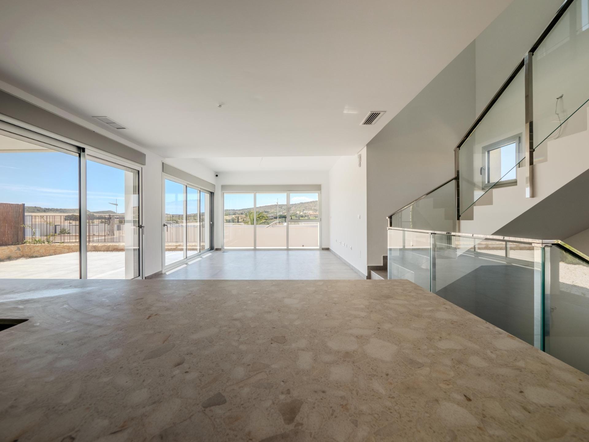 MODERN-DESIGN-VILLA-WITH-GOLF-VIEWS-11 Impressive Key Ready 4 Bedroom Villa with Golf Views and Basement for Sale in Algorfa, La Finca