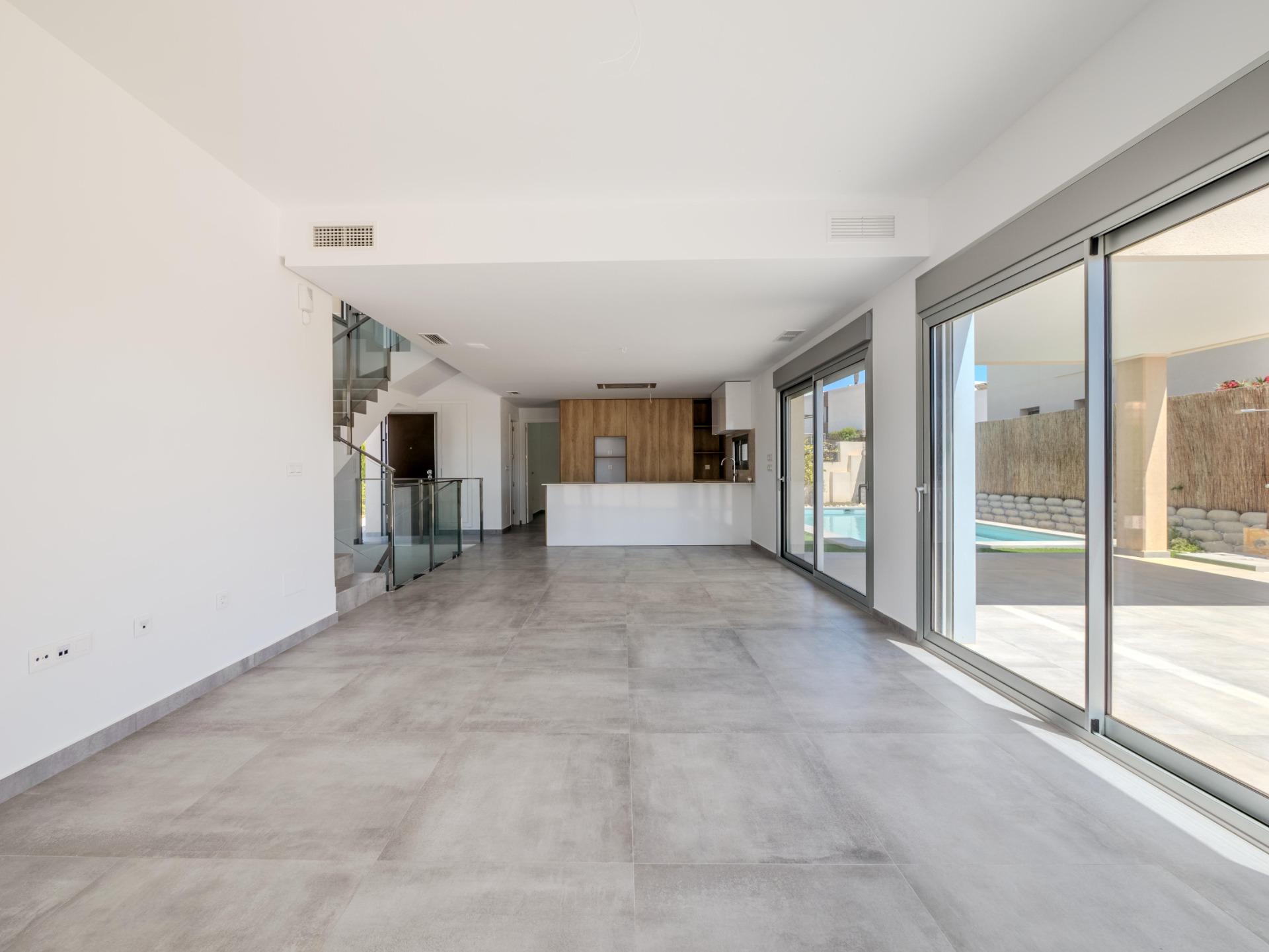 MODERN-DESIGN-VILLA-WITH-GOLF-VIEWS-12 Impressive Key Ready 4 Bedroom Villa with Golf Views and Basement for Sale in Algorfa, La Finca