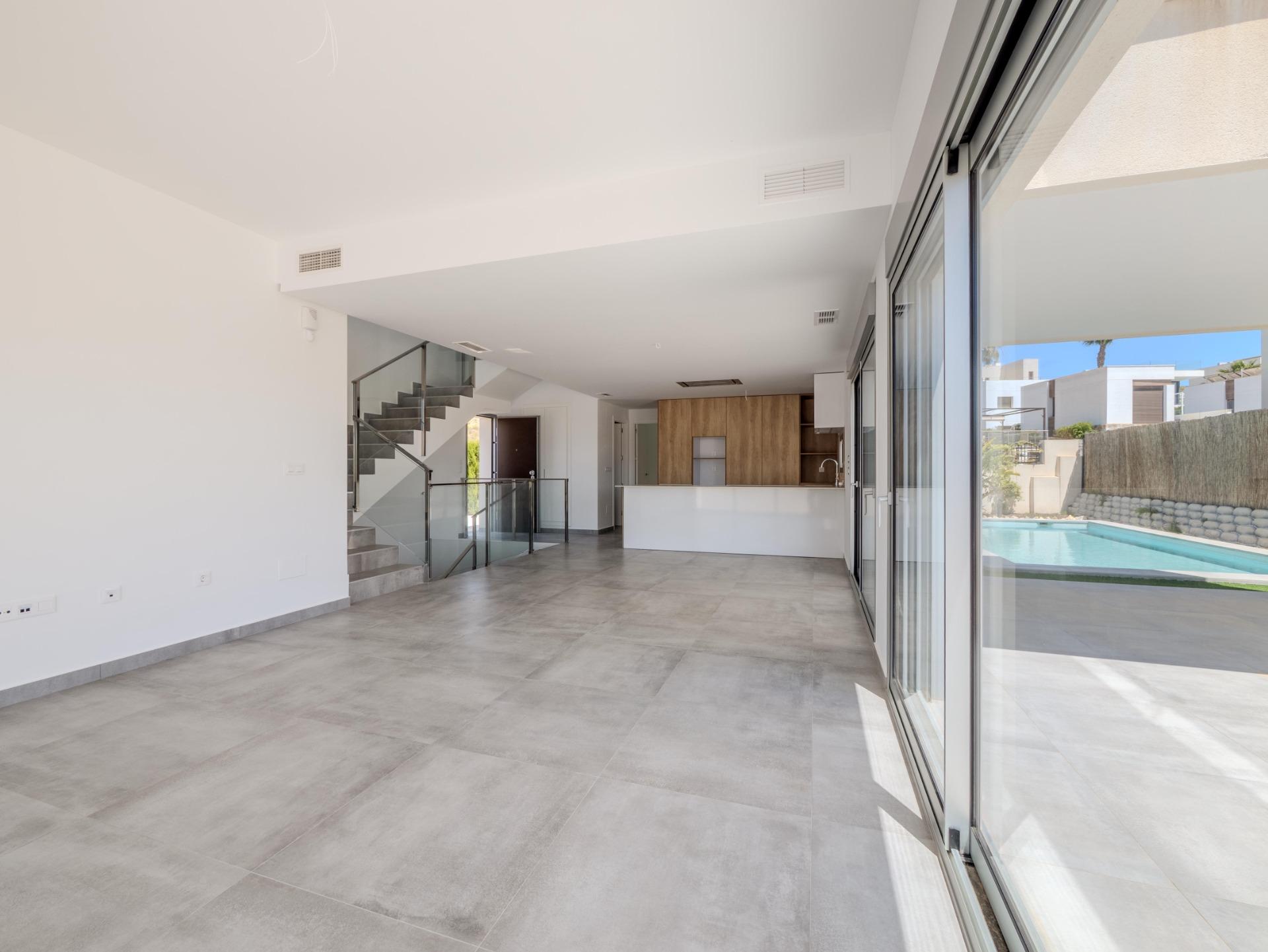 MODERN-DESIGN-VILLA-WITH-GOLF-VIEWS-14 Impressive Key Ready 4 Bedroom Villa with Golf Views and Basement for Sale in Algorfa, La Finca