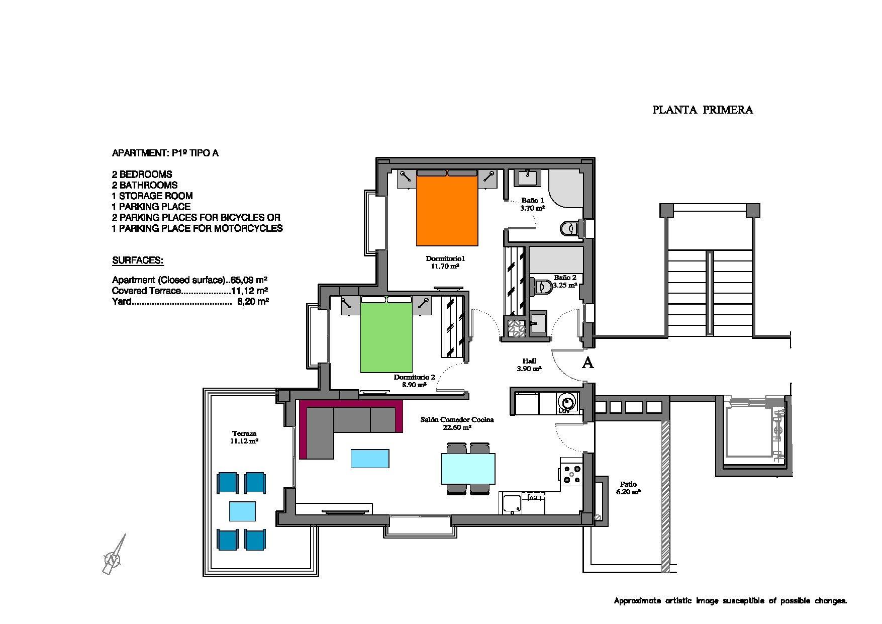 Magnificent-apartment-between-the-sea-and-the-golf-20 Modern New Build 2 Bedroom Apartment with Communal Pool and Jacuzzi for Sale in Orihuela Costa