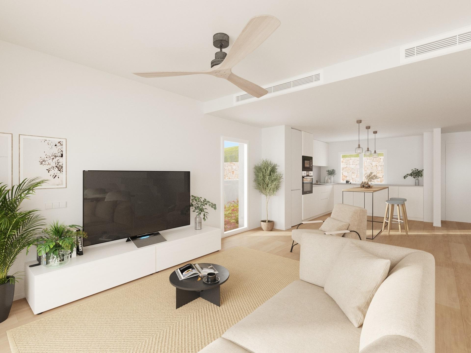 Contemporary New Build 3 Bedroom Townhouse with Private Garden for Sale in Balcón de Finestrat, Costa Blanca