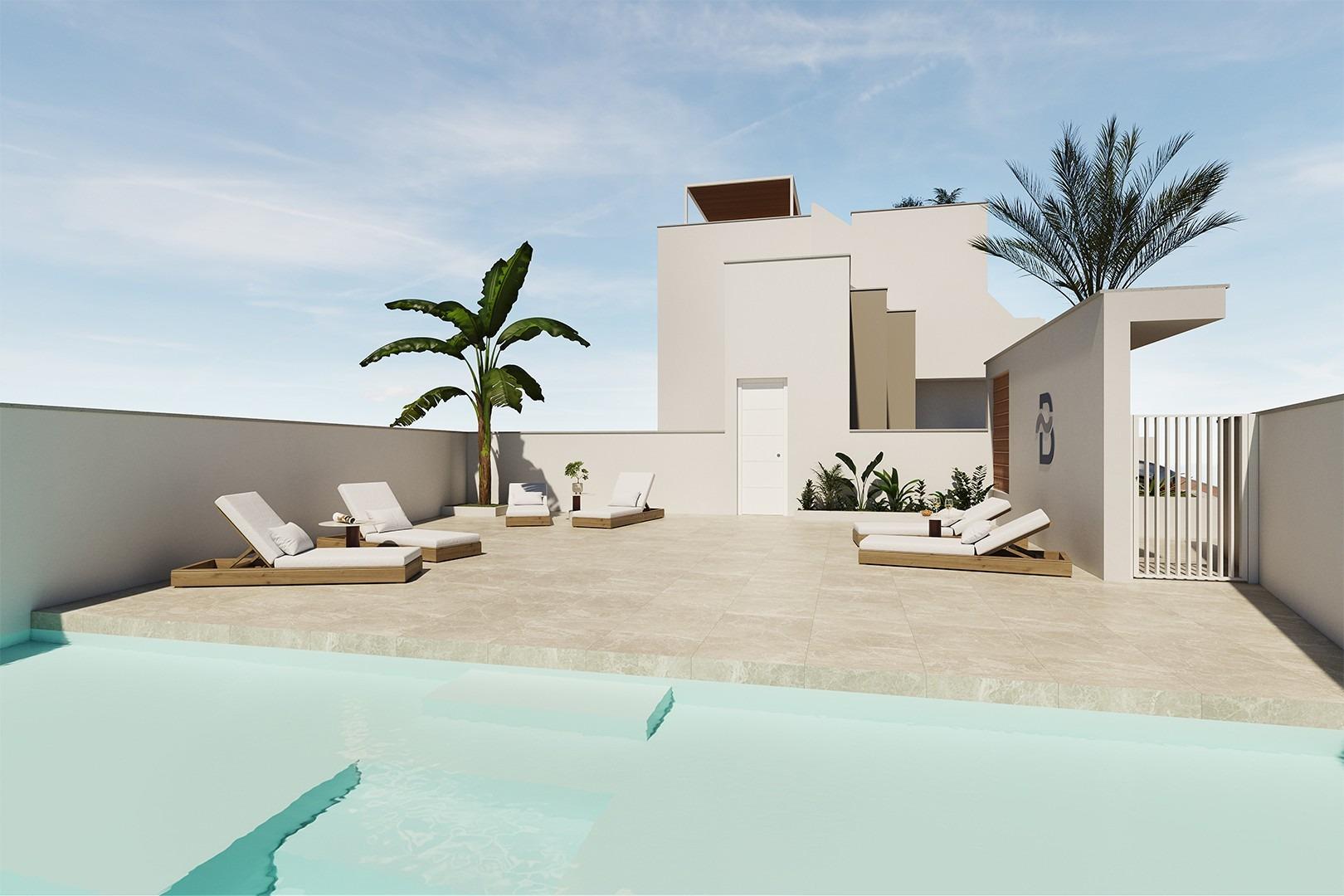 Modern-Apartments-with-comunal-Pool-Near-the-Beach-in-San-Pedro-del-Pinatar-3 Modern New Build 2 Bedroom Ground Floor Apartment with Garden for Sale in San Pedro del Pinatar