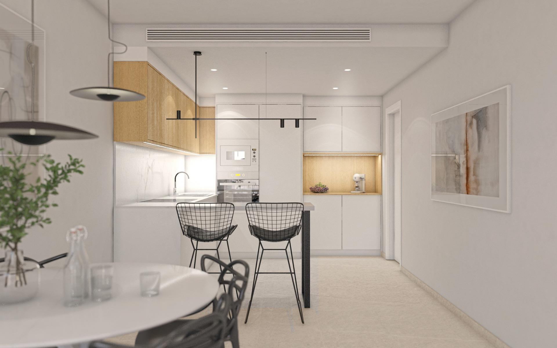 Elevated New Build 1 Bedroom Penthouse with Private Solarium for Sale in San Pedro del Pinatar