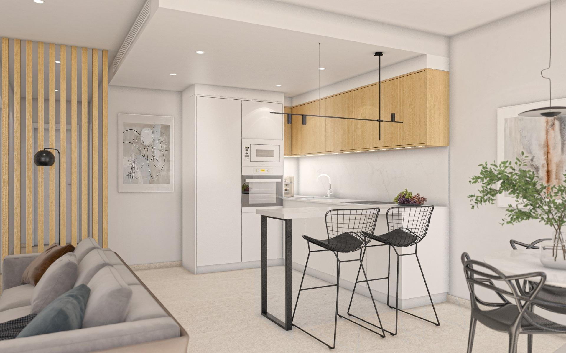 Elevated New Build 1 Bedroom Penthouse with Private Solarium for Sale in San Pedro del Pinatar