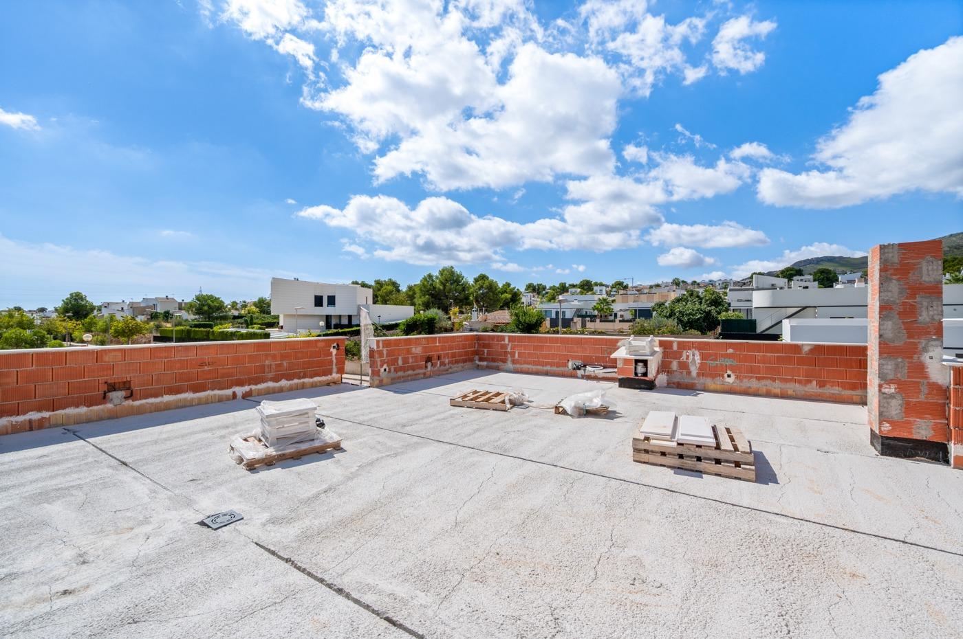 Modern Luxury 4 Bedroom Villa with Sea and Mountain Views for Sale in Polop de la Marina