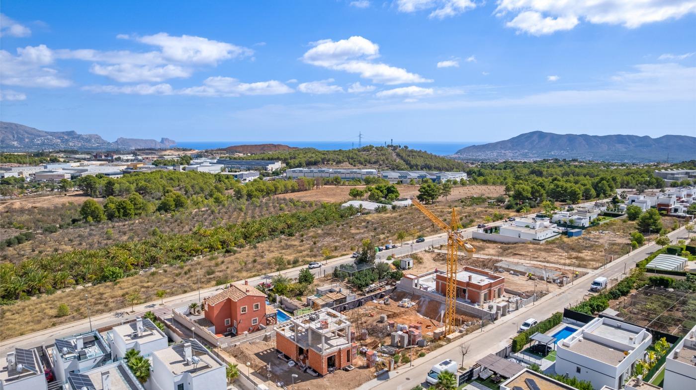 Modern Luxury 4 Bedroom Villa with Sea and Mountain Views for Sale in Polop de la Marina
