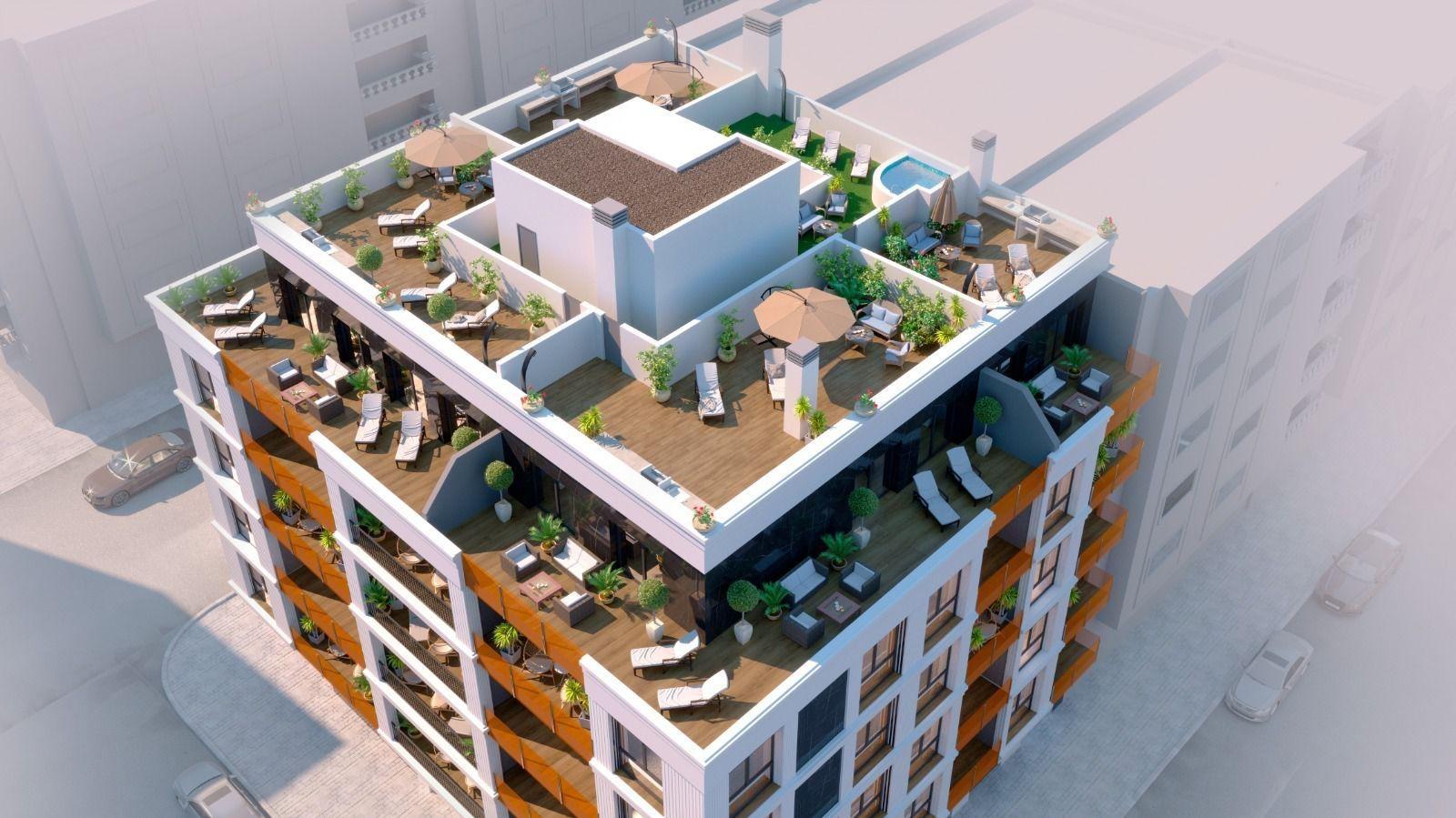 Modern-New-Build-Apartments-in-Central-Torrevieja-Costa-Blanca-10 Resort-Style New Build 2 Bedroom Penthouse with Heated Pool, Sauna and Jacuzzi for Sale in Central Torrevieja
