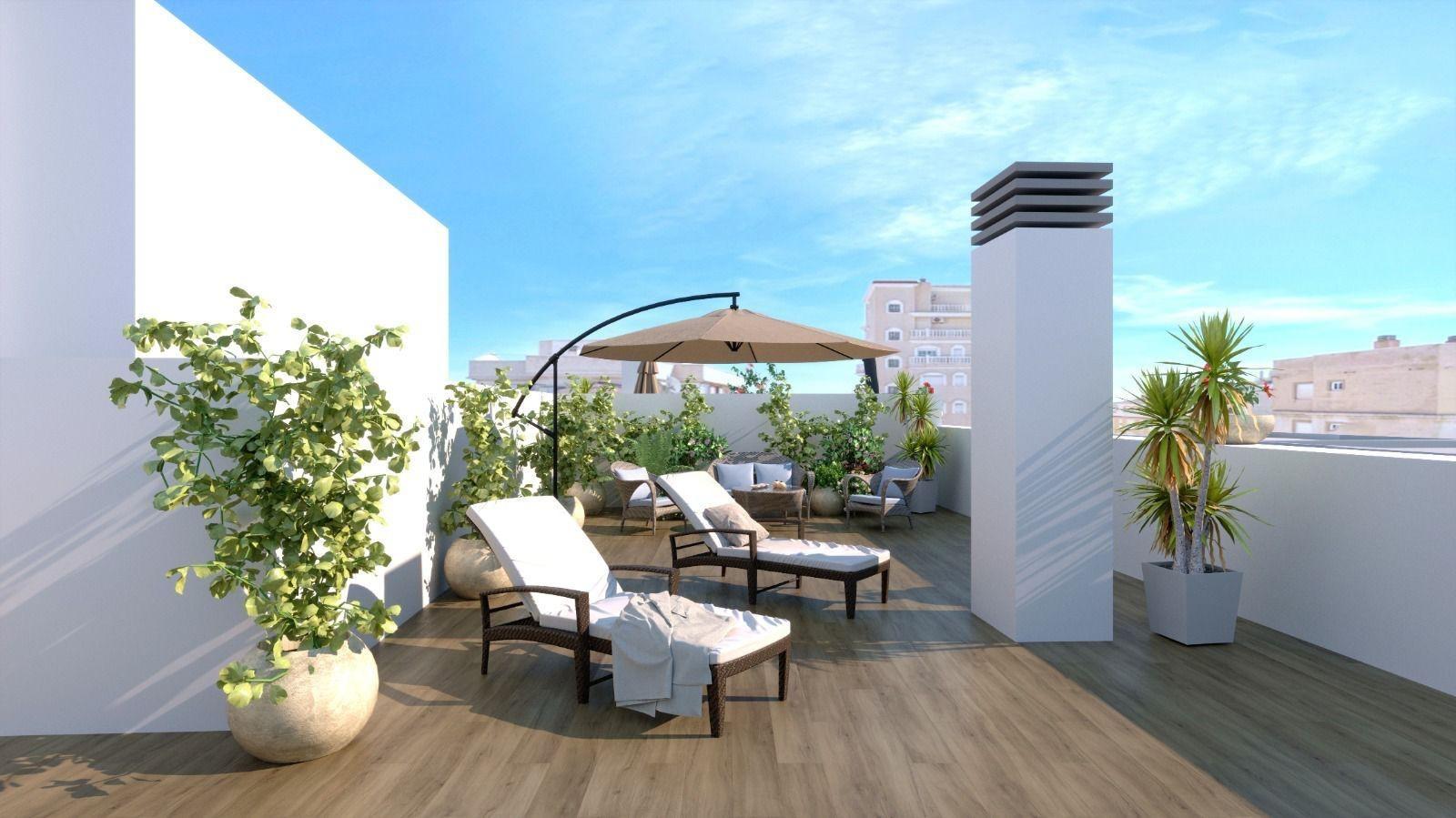 Modern-New-Build-Apartments-in-Central-Torrevieja-Costa-Blanca-34 Resort-Style New Build 2 Bedroom Penthouse with Heated Pool, Sauna and Jacuzzi for Sale in Central Torrevieja