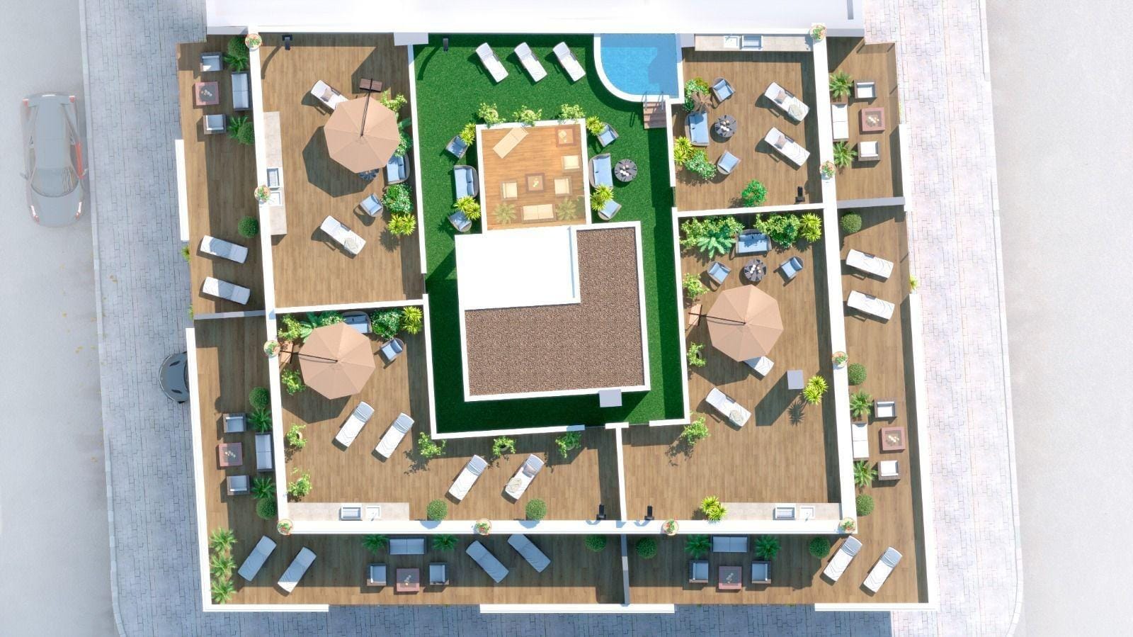 Modern-New-Build-Apartments-in-Central-Torrevieja-Costa-Blanca-4 Resort-Style New Build 2 Bedroom Penthouse with Heated Pool, Sauna and Jacuzzi for Sale in Central Torrevieja