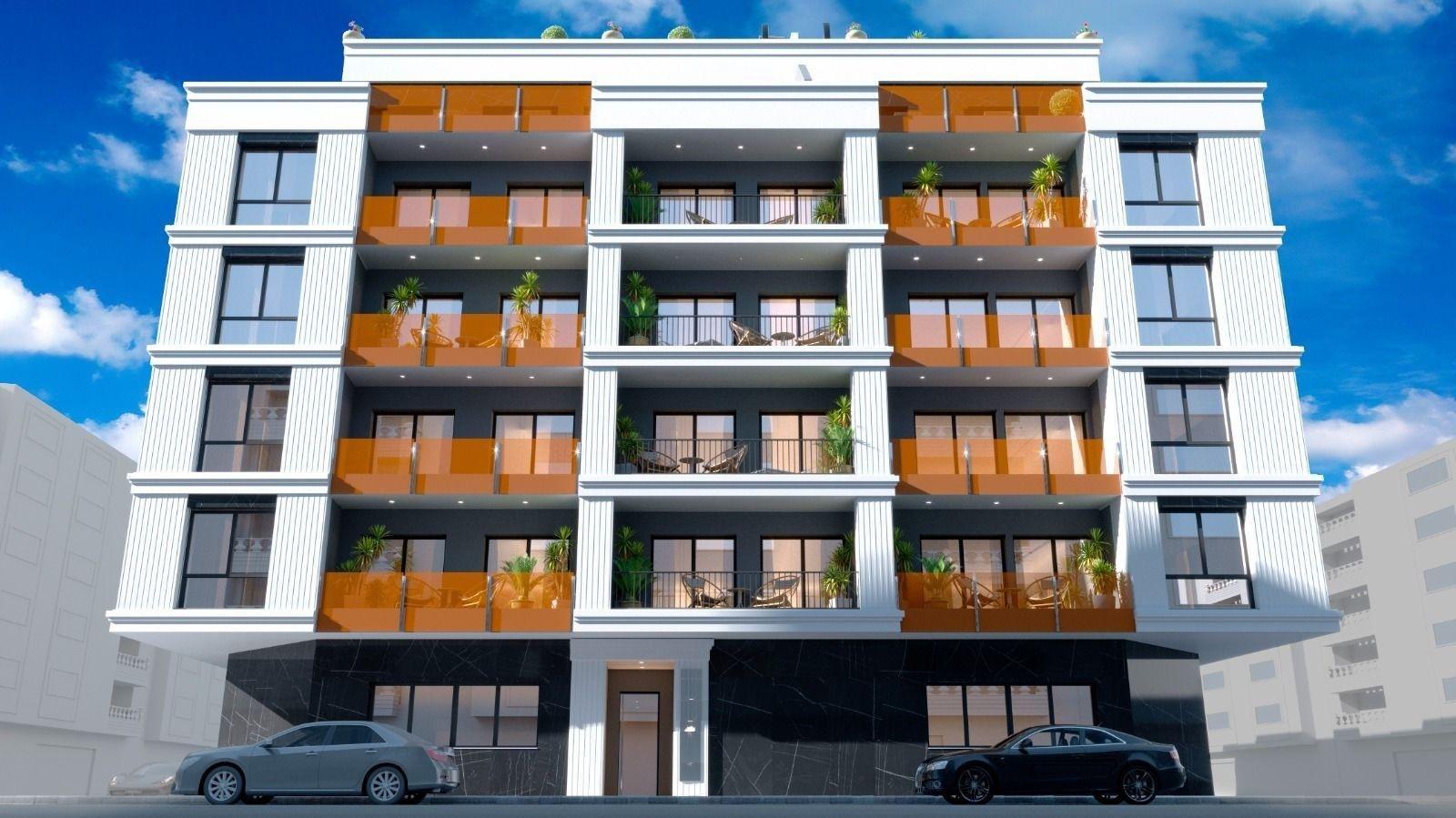 Modern-New-Build-Apartments-in-Central-Torrevieja-Costa-Blanca-7 Resort-Style New Build 2 Bedroom Penthouse with Heated Pool, Sauna and Jacuzzi for Sale in Central Torrevieja
