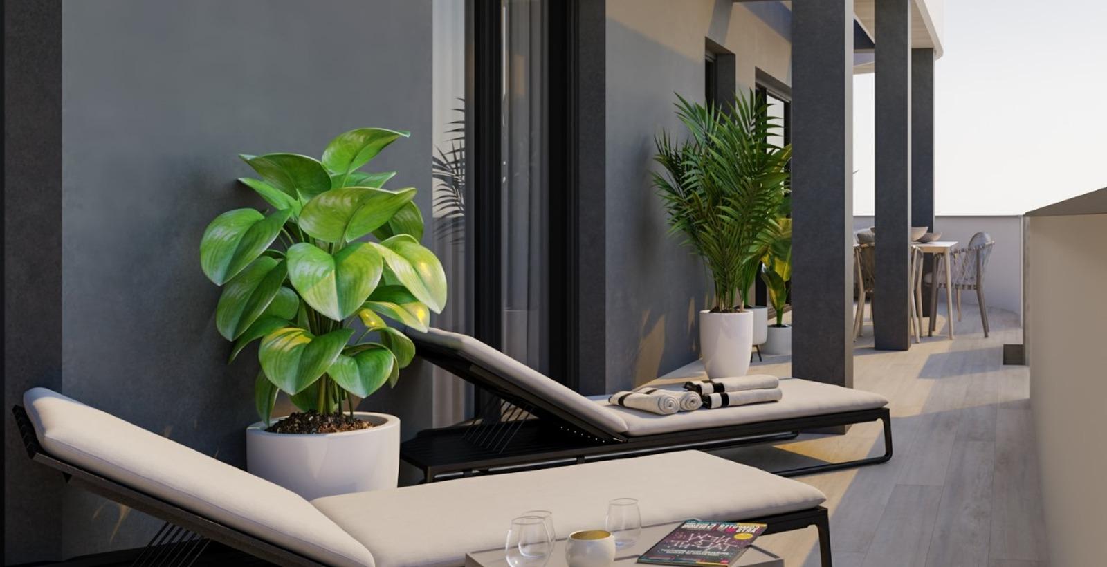 Spacious New Build 2 Bedroom Apartment for Sale in Central Torrevieja, 600 m from the Beach
