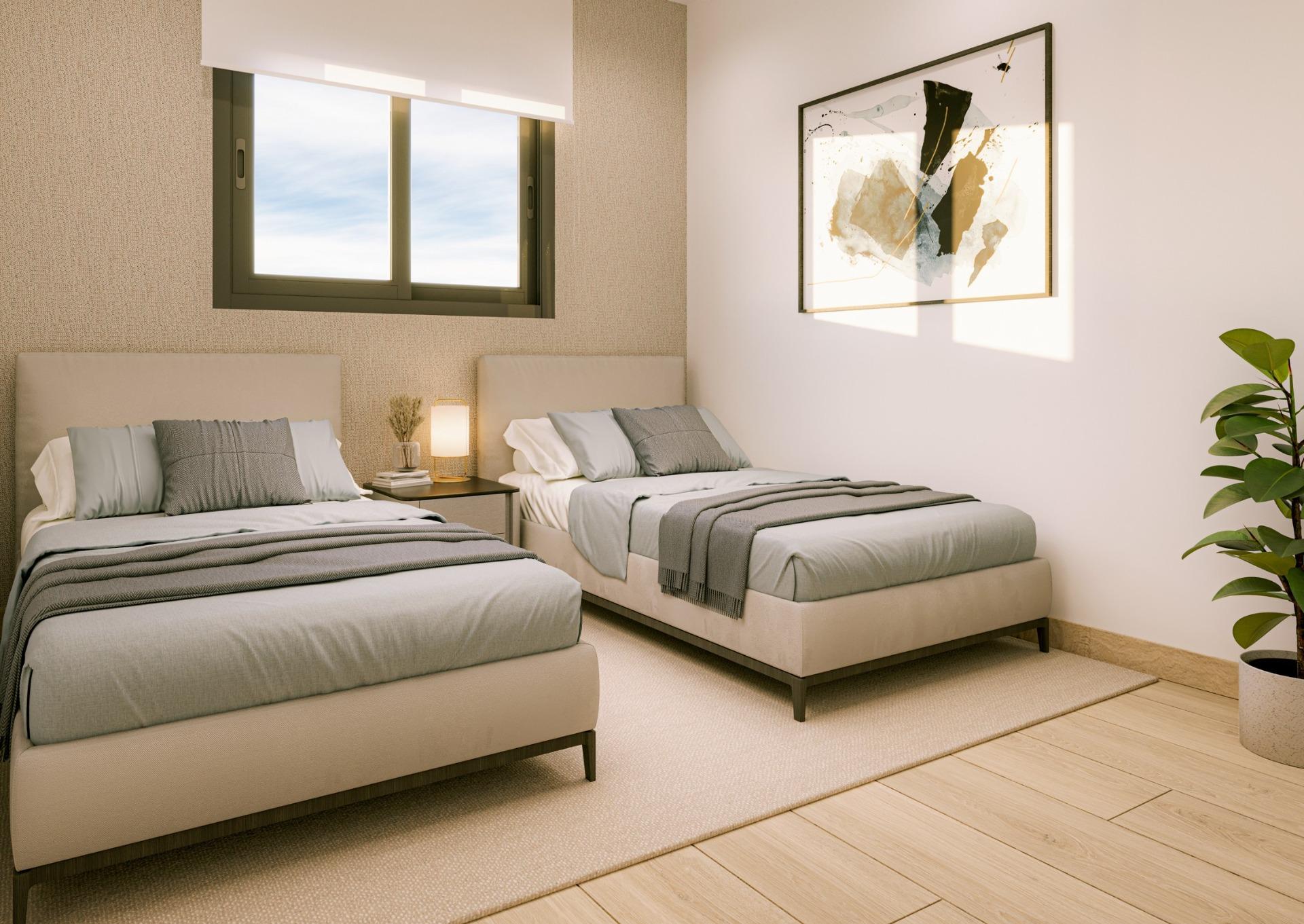 Modern New Build 2 Bedroom Ground Floor Apartment with Private Garden for Sale in La Hoya, Torrevieja