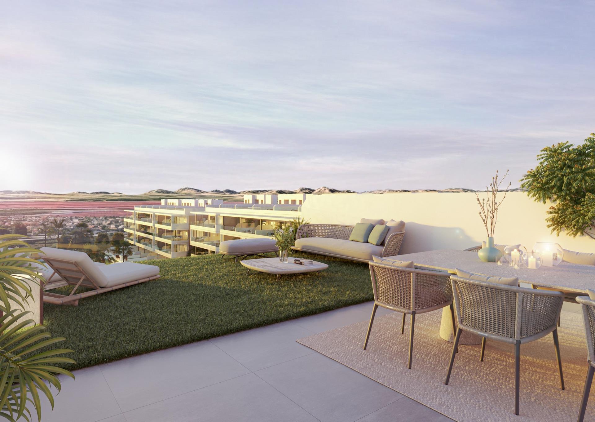 Modern New Build 2 Bedroom Ground Floor Apartment with Private Garden for Sale in La Hoya, Torrevieja