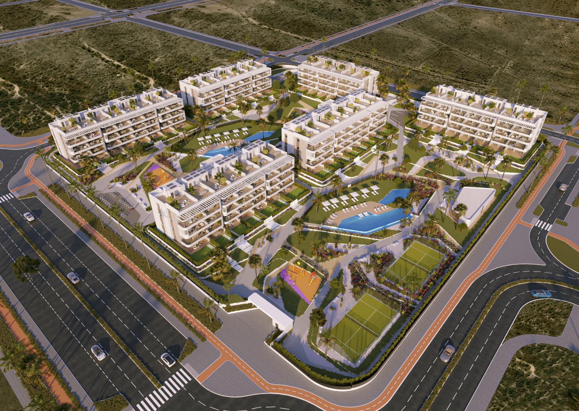 Spacious New Build 3 Bedroom Ground Floor Apartment with Private Garden for Sale in La Hoya, Torrevieja