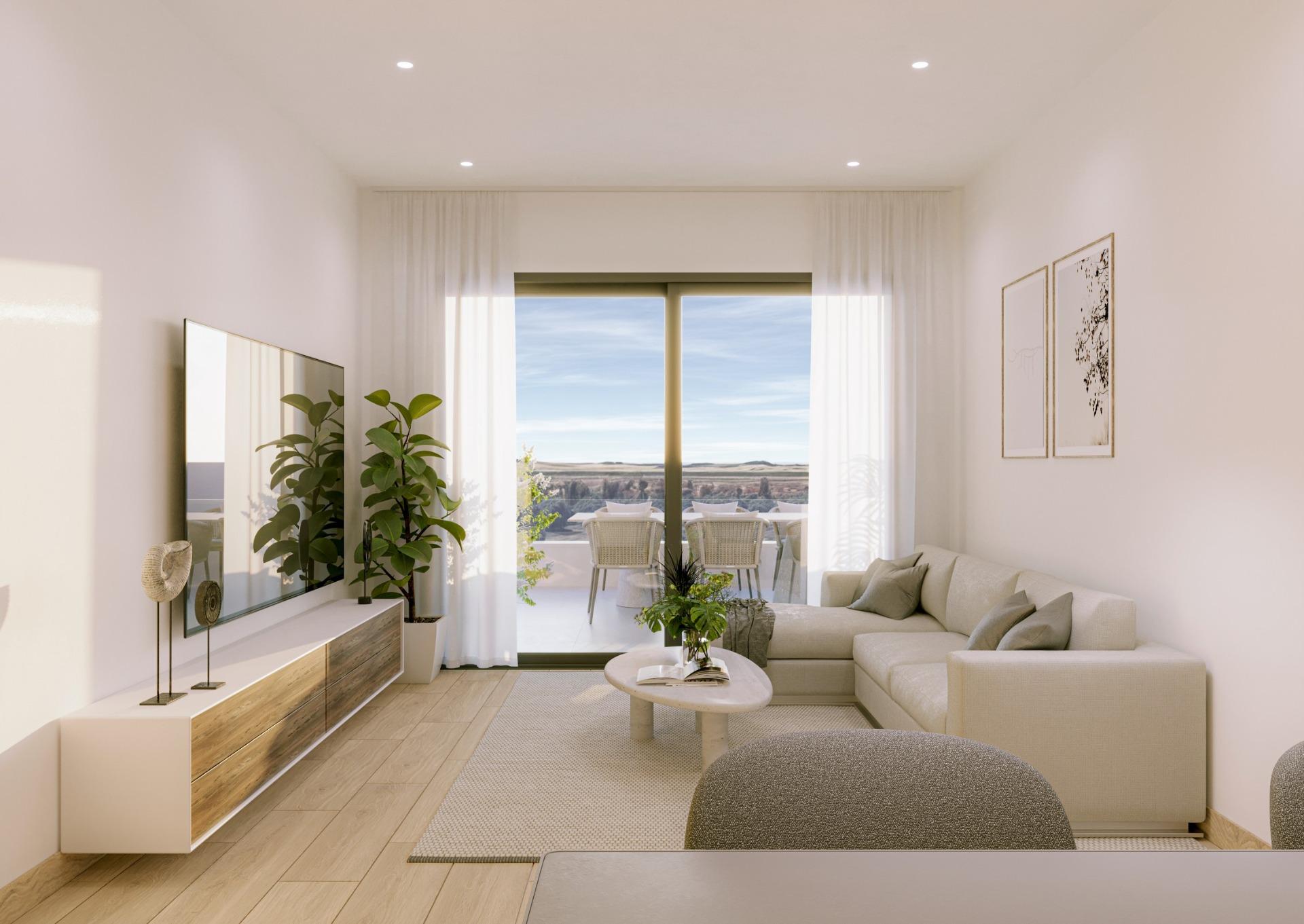 Modern New Build 2 Bedroom Ground Floor Apartment with Private Garden for Sale in La Hoya, Torrevieja