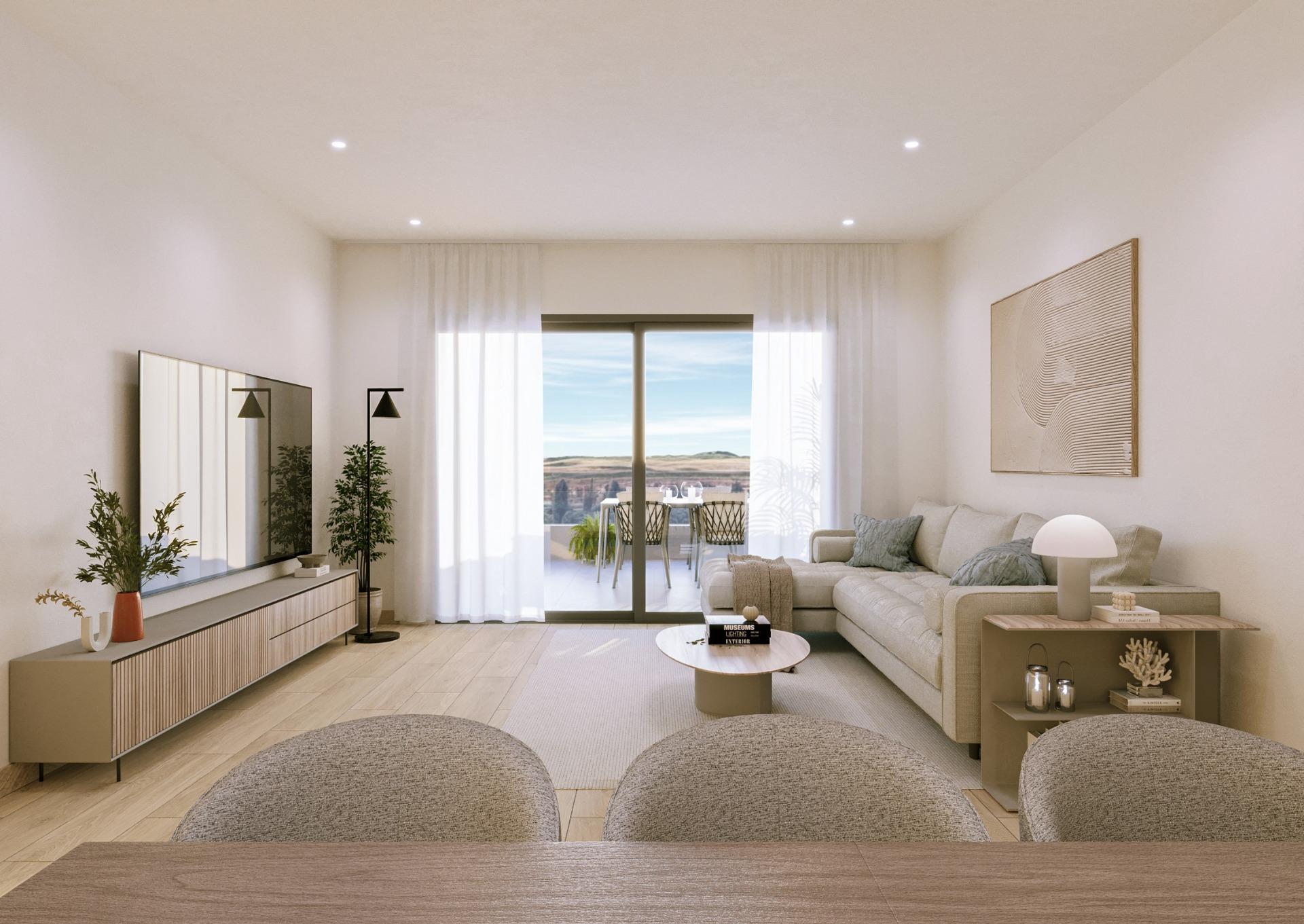 Modern New Build 2 Bedroom Ground Floor Apartment with Private Garden for Sale in La Hoya, Torrevieja