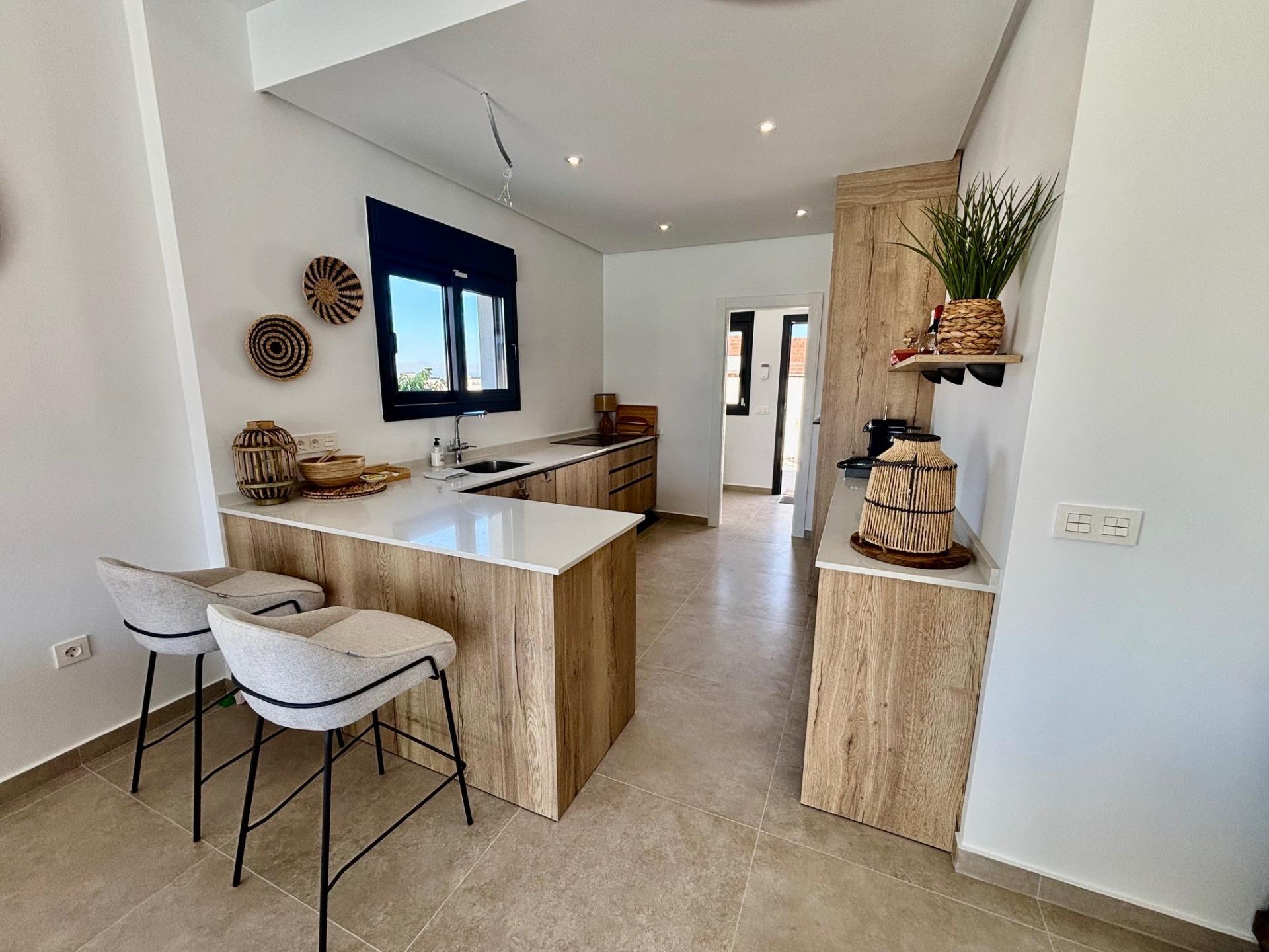 Single-Storey New Build Villa with Private Pool and Solarium for Sale in Rafal, Costa Blanca