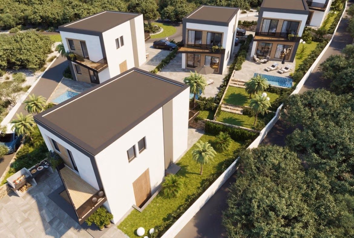 Modern-New-Build-Villas-in-Finestrat-with-Private-Pool-Near-Benidorm-12 Modern energy-efficient 3-bedroom villas with private pools and landscaped gardens in tranquil Finestrat, Benidorm.