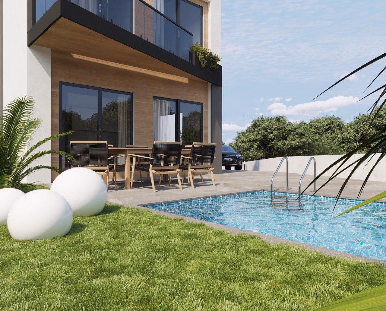 Modern New Build Villas in Finestrat with Private Pool Near Benidorm Modern energy-efficient 3-bedroom villa in Finestrat with a private pool, sunlit terrace, and lush landscaped garden.