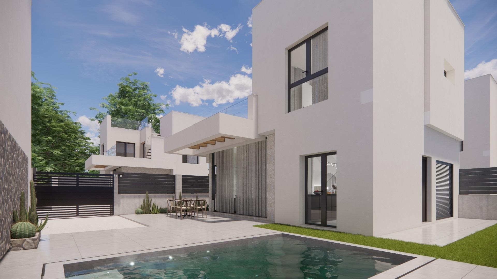 Perfectly-Priced New Build 3 Bedroom Detached Villa with Private Pool for Sale in Los Montesinos