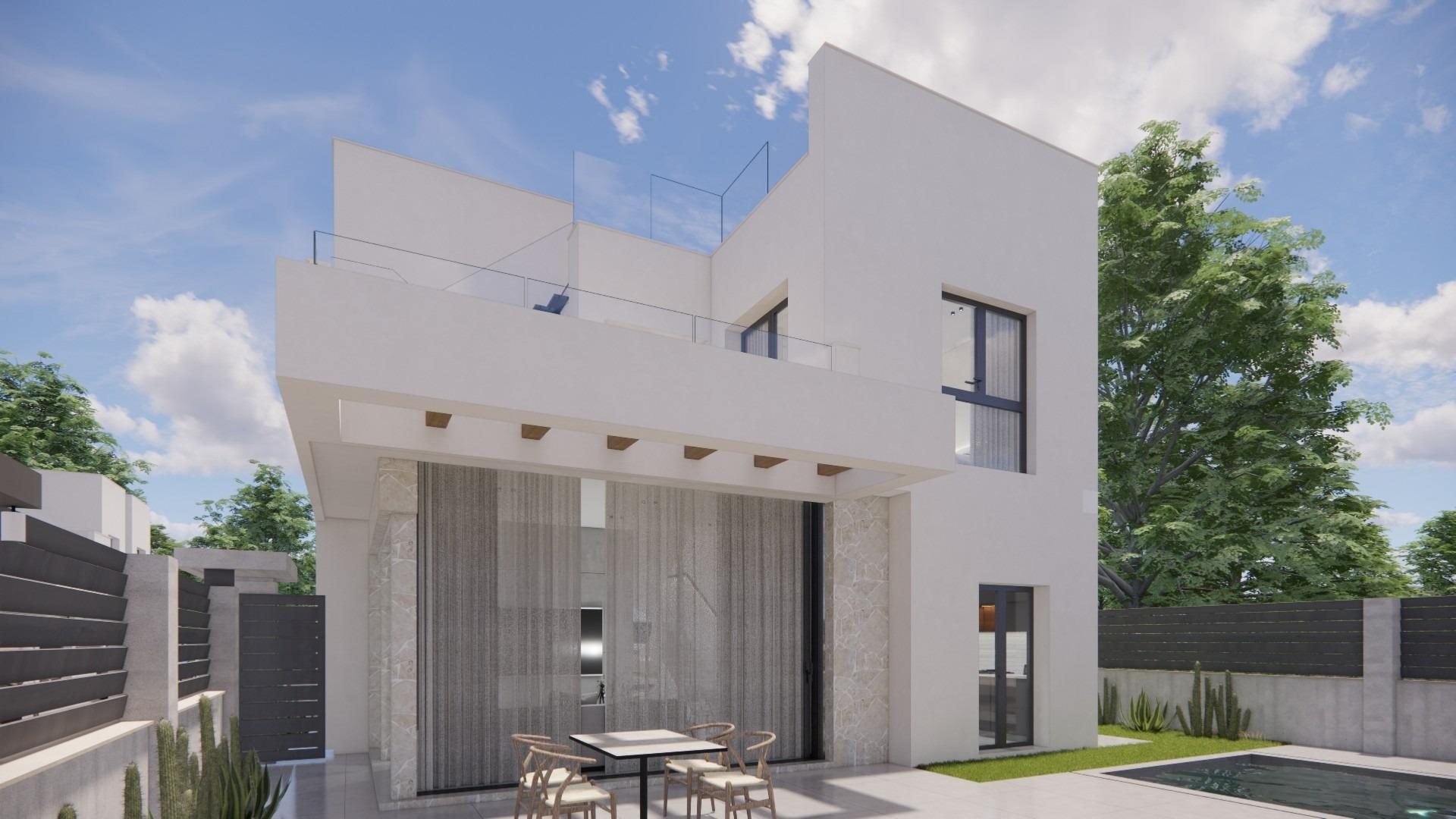 Spacious New Build 4 Bedroom Detached Villa with Private Pool for Sale in Los Montesinos