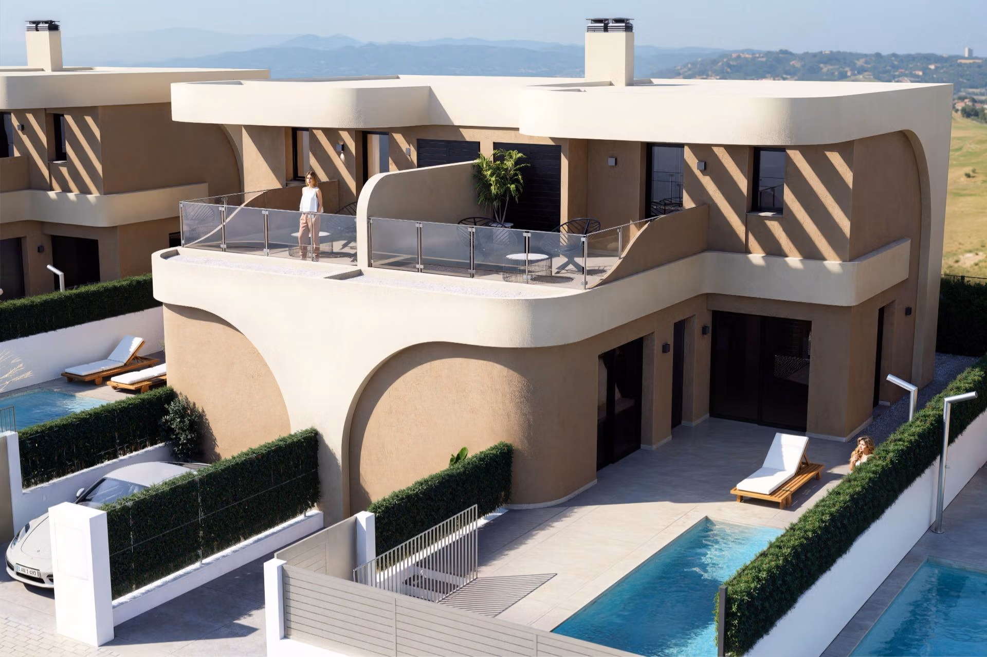 Modern-Semi-Detached-Villas-in-Daya-Nueva-with-Contemporary-Design-and-Excellent-Connectivity-2 Nowoczesna willa z rynku pierwotnego z 3 sypialniami w zabudowie bliźniaczej na sprzedaż w Daya Nueva, Costa Blanca