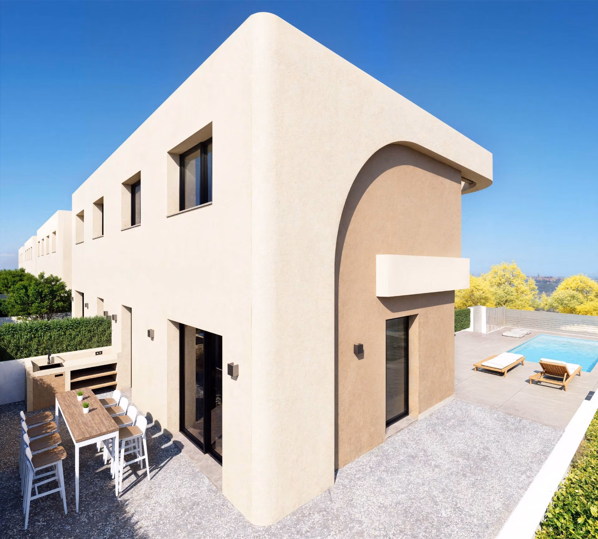 Modern-Semi-Detached-Villas-in-Daya-Nueva-with-Contemporary-Design-and-Excellent-Connectivity-6 Nowoczesna willa z rynku pierwotnego z 3 sypialniami w zabudowie bliźniaczej na sprzedaż w Daya Nueva, Costa Blanca