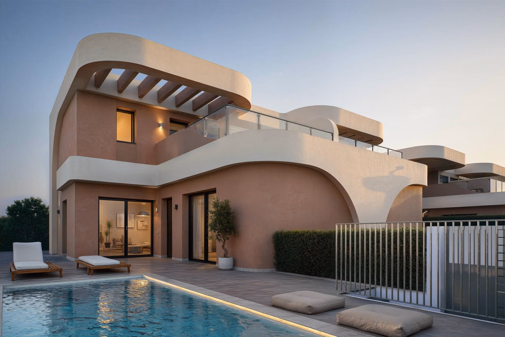Modern-Semi-Detached-Villas-in-Daya-Nueva-with-Contemporary-Design-and-Excellent-Connectivity-8 Nowoczesna willa z rynku pierwotnego z 3 sypialniami w zabudowie bliźniaczej na sprzedaż w Daya Nueva, Costa Blanca