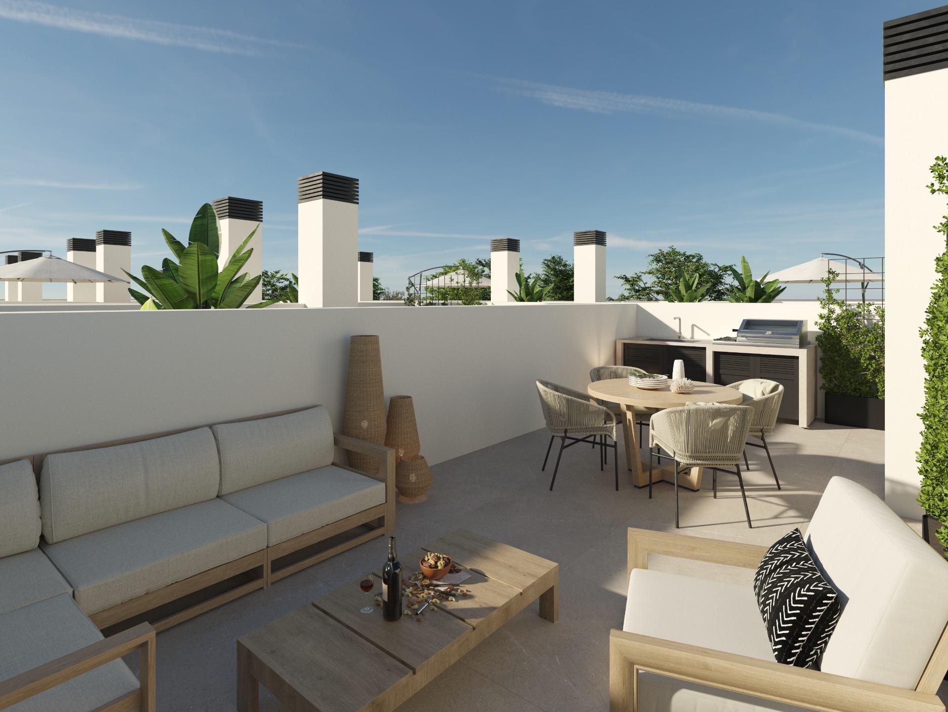 Spacious New Build 3 Bedroom Townhouse with Solarium and Communal Pool for Sale in Dolores