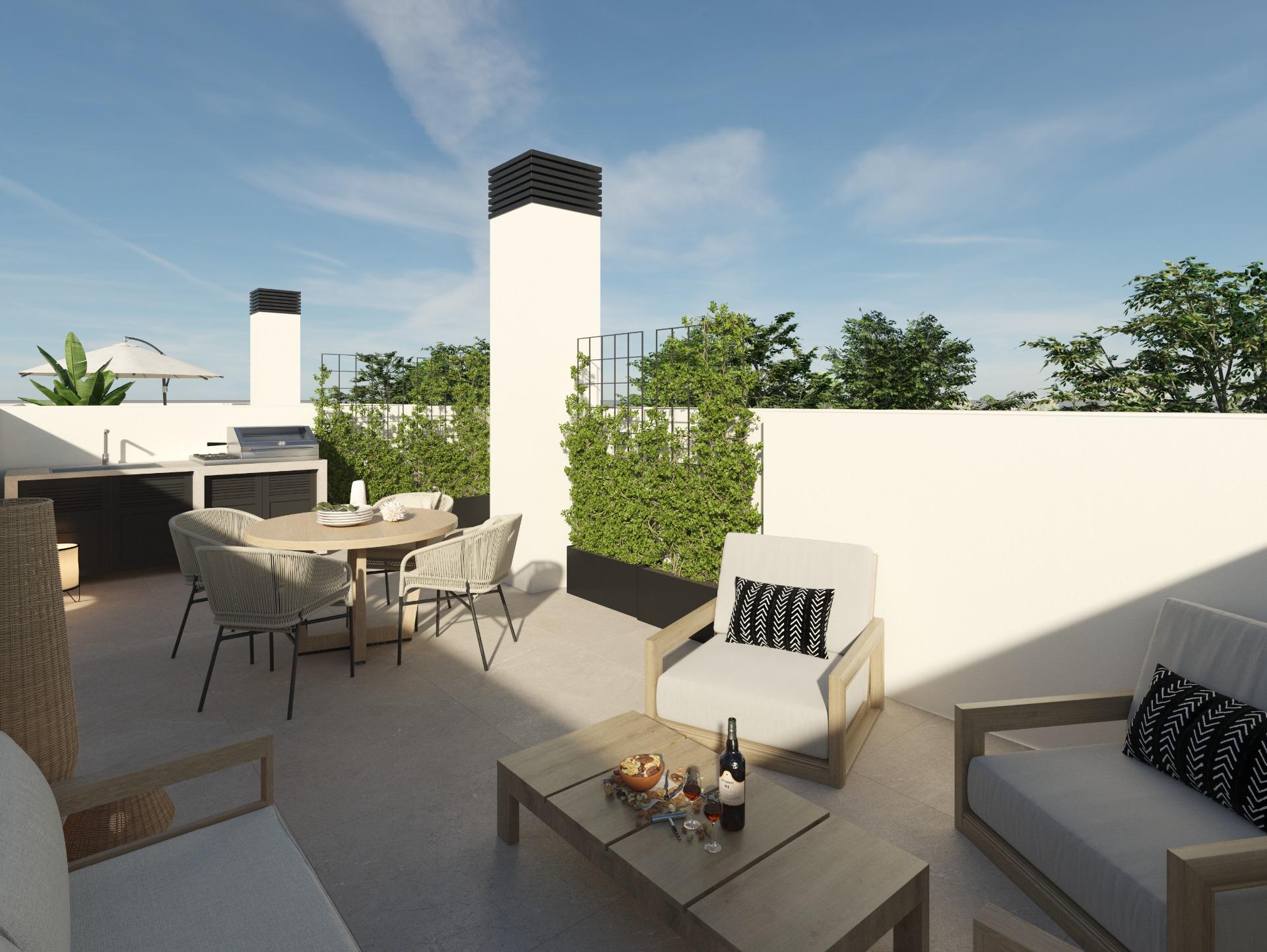 Spacious New Build 3 Bedroom Townhouse with Solarium and Communal Pool for Sale in Dolores