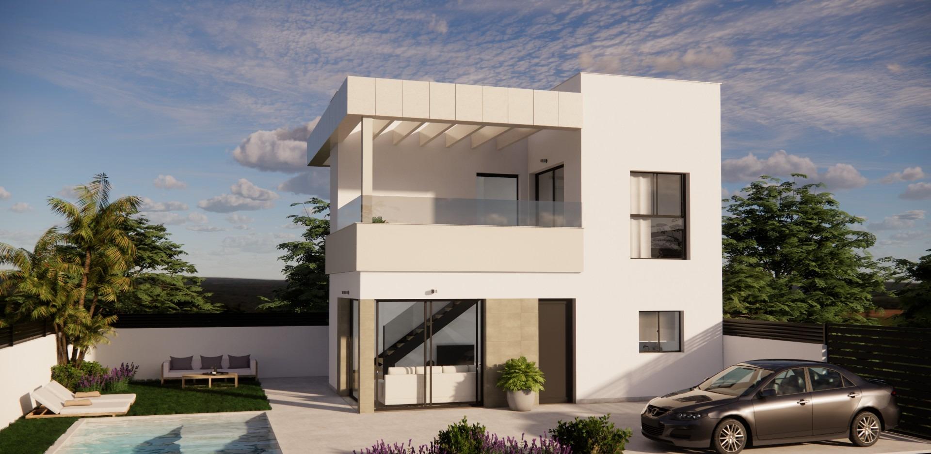 Spacious New Build 3 Bedroom Villa with Private Pool for Sale in Vistabella Golf Resort, Orihuela