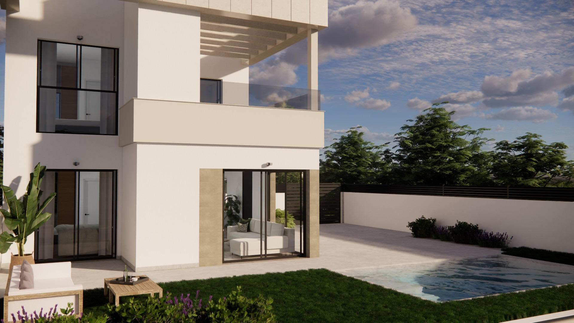 Spacious New Build 3 Bedroom Villa with Private Pool for Sale in Vistabella Golf Resort, Orihuela