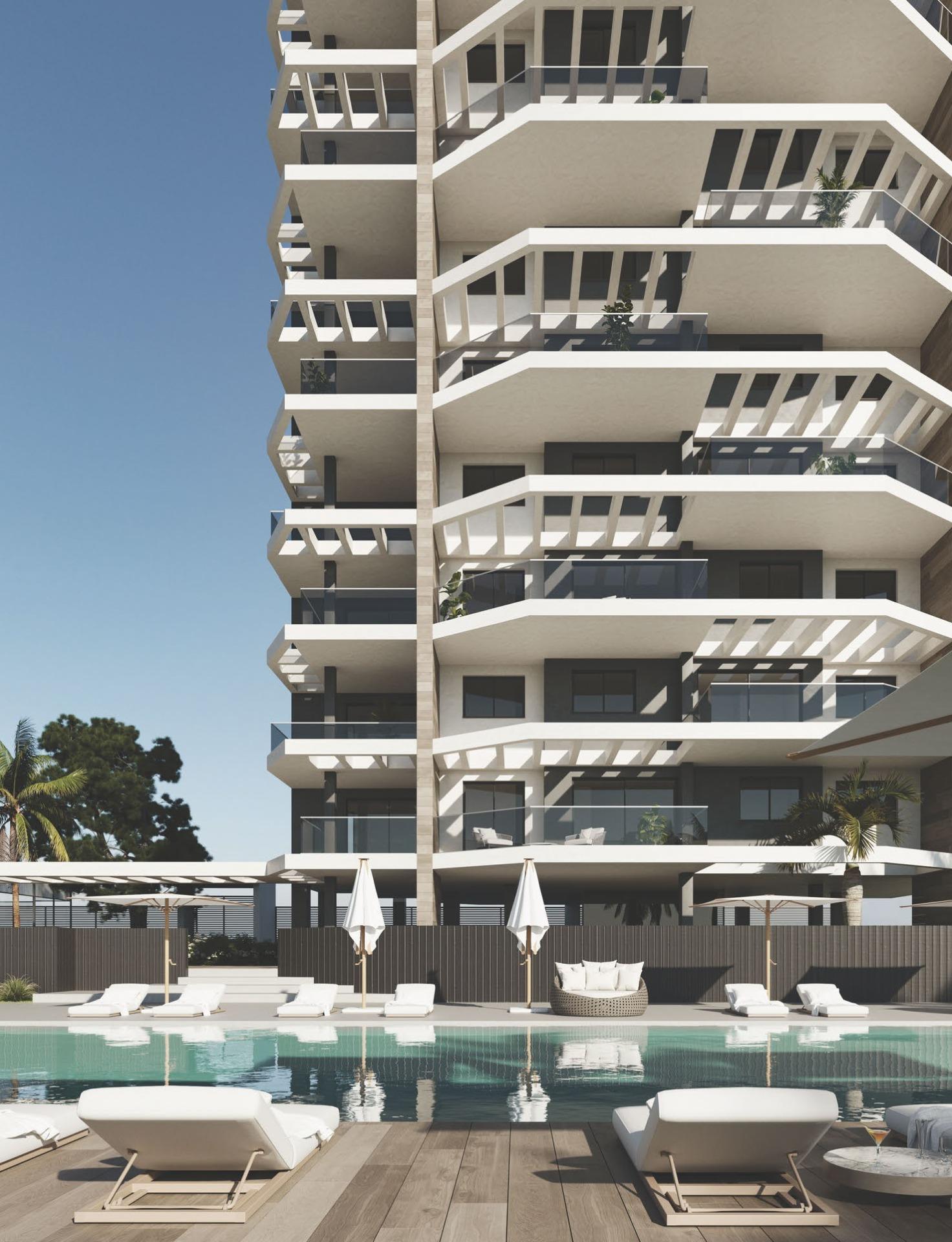 Elegant New Build 3 Bedroom Apartment with Sea Views for Sale in Calpe