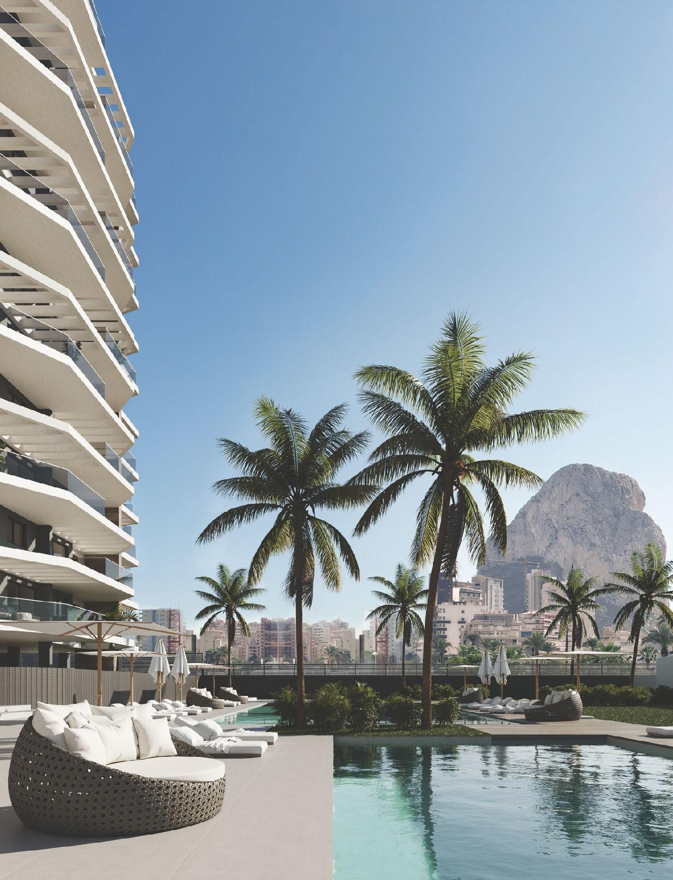 Elegant New Build 3 Bedroom Apartment with Sea Views for Sale in Calpe