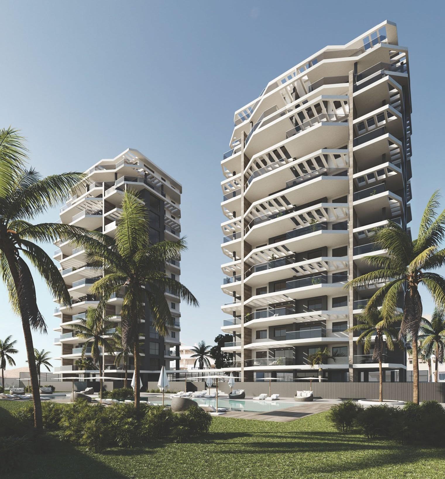 Elegant New Build 3 Bedroom Apartment with Sea Views for Sale in Calpe