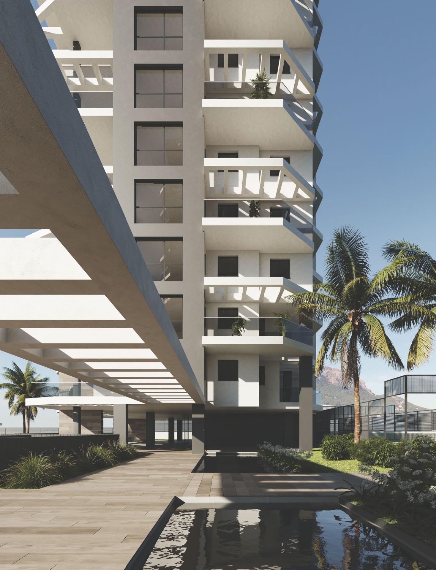Elegant New Build 3 Bedroom Apartment with Sea Views for Sale in Calpe
