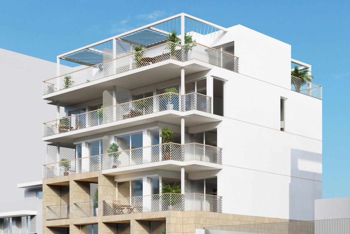 NEW BUILD APARTMENTS IN THE CENTRE OF VILLAJOYOSA in Pueblo