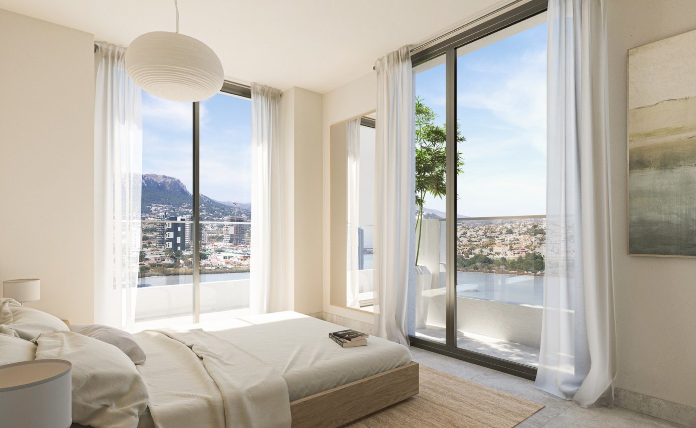 Luxury New Build 2 Bedroom Apartment for Sale in Calpe – Sea and Salt Lake Views