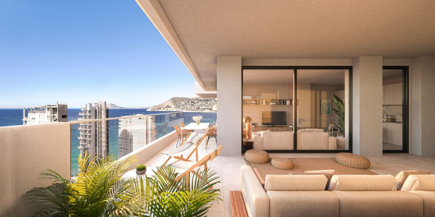 Luxury New Build 2 Bedroom Apartment for Sale in Calpe – Sea and Salt Lake Views