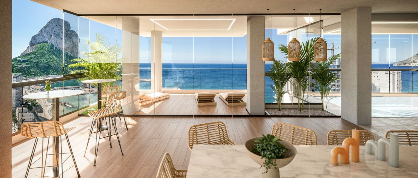 Luxury New Build 2 Bedroom Apartment for Sale in Calpe – Sea and Salt Lake Views