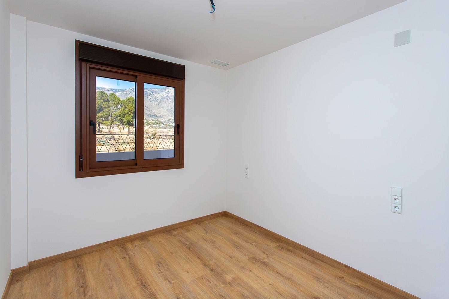 Key-Ready New Build 3 Bedroom Ground Floor Apartment with Private Garden for Sale in Hondón de las Nieves