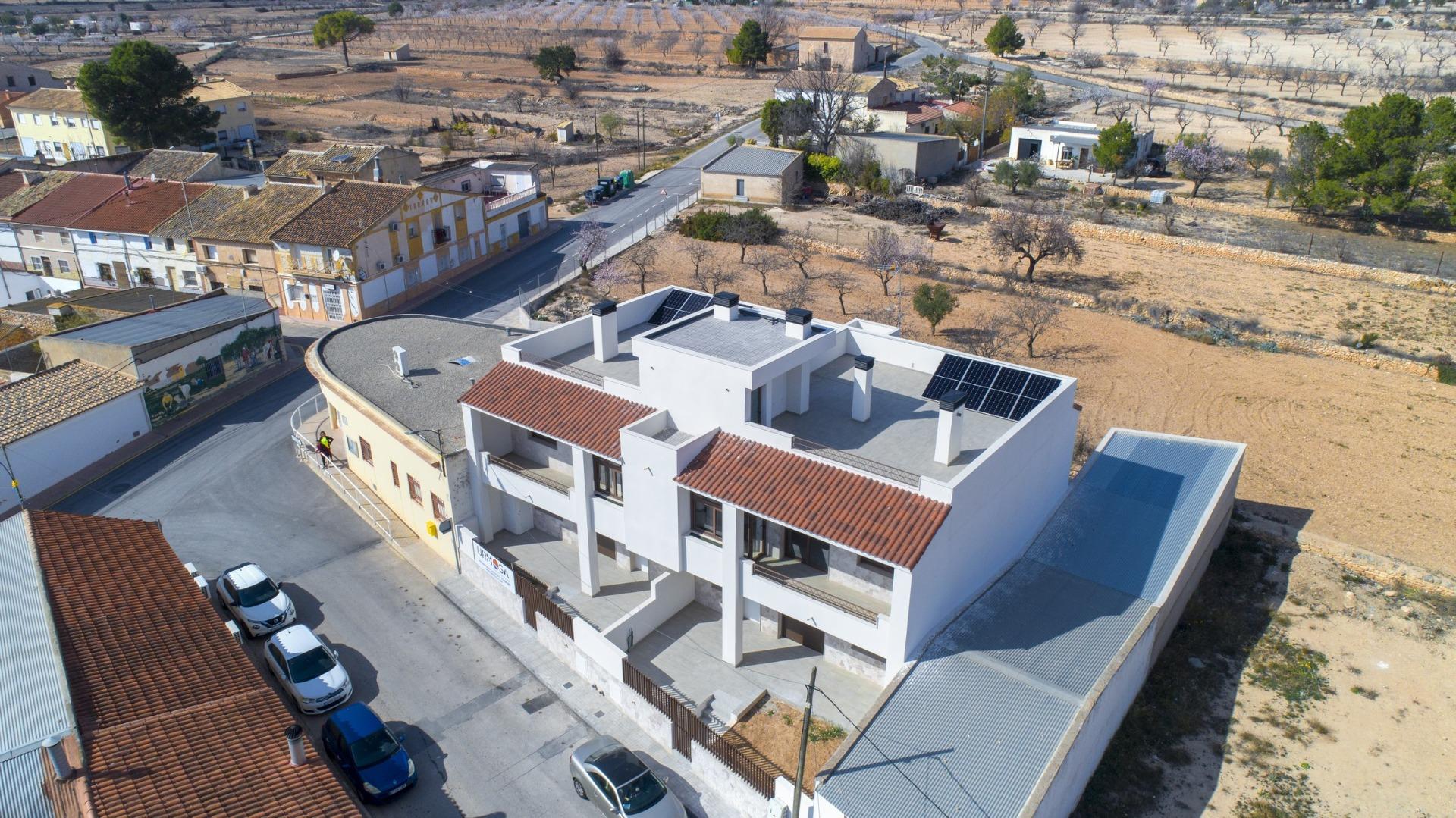 Key-Ready New Build 3 Bedroom Top Floor Apartment with 99 m² Terrace and Solarium for Sale in Hondón de las Nieves