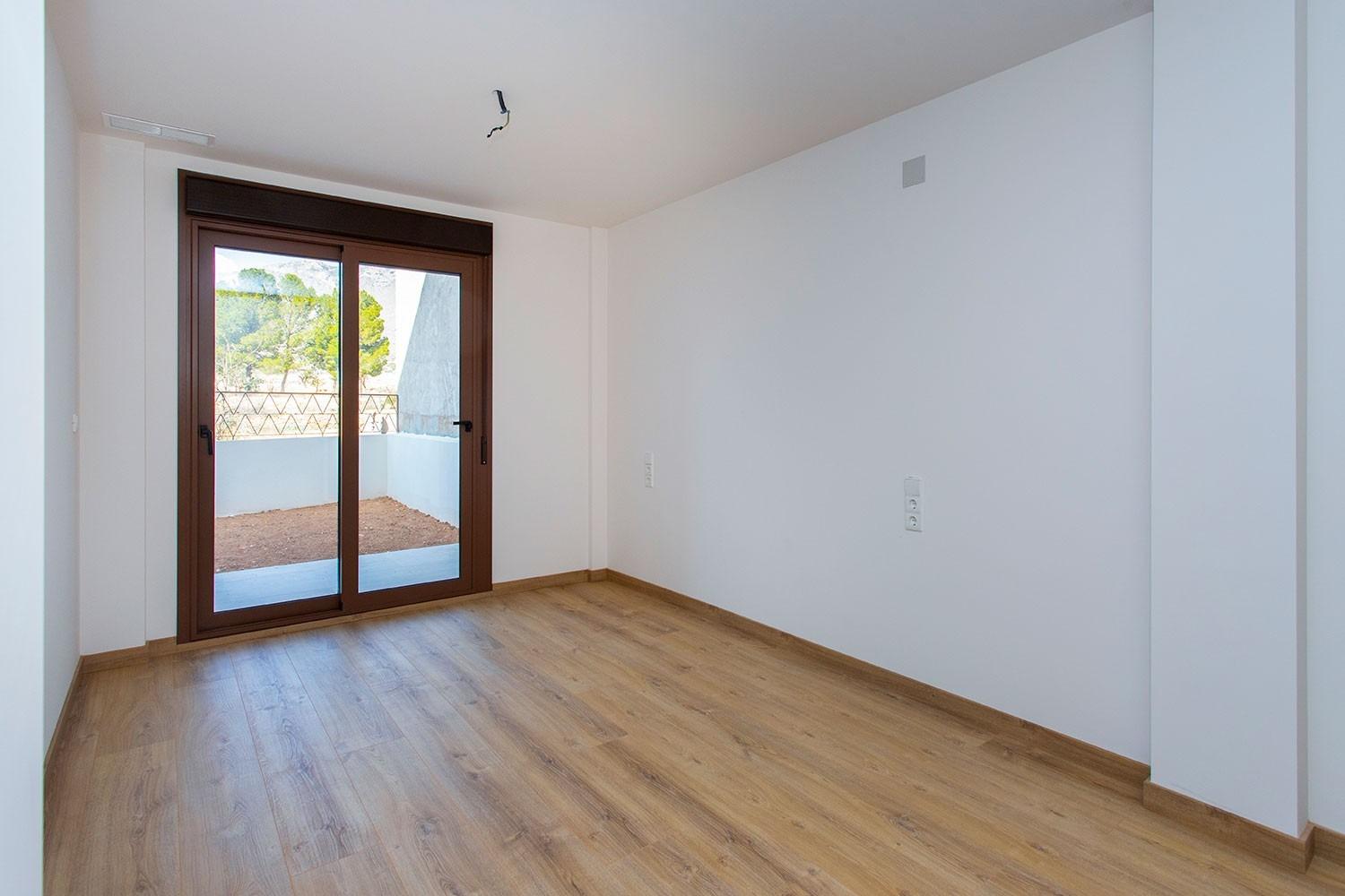 Key-Ready New Build 3 Bedroom Ground Floor Apartment with Private Garden for Sale in Hondón de las Nieves