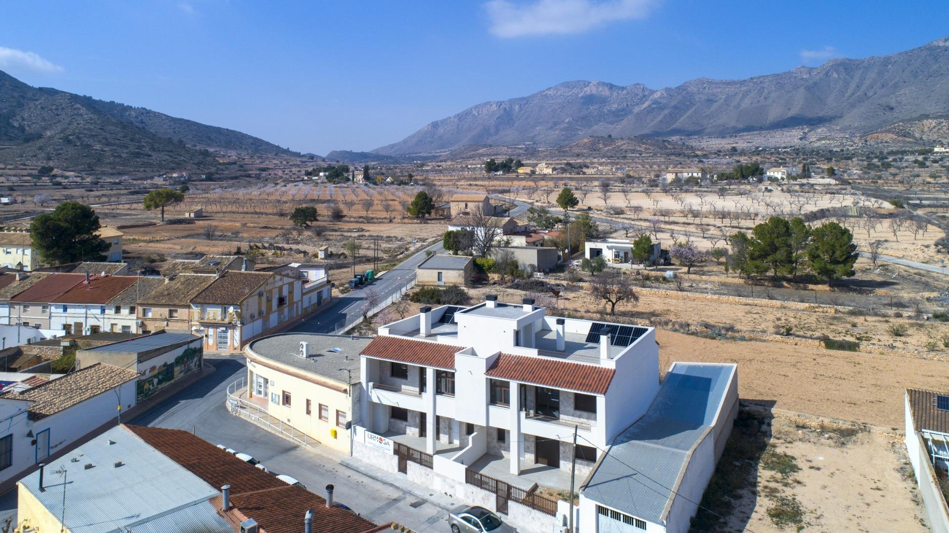 Key-Ready New Build 3 Bedroom Top Floor Apartment with 99 m² Terrace and Solarium for Sale in Hondón de las Nieves