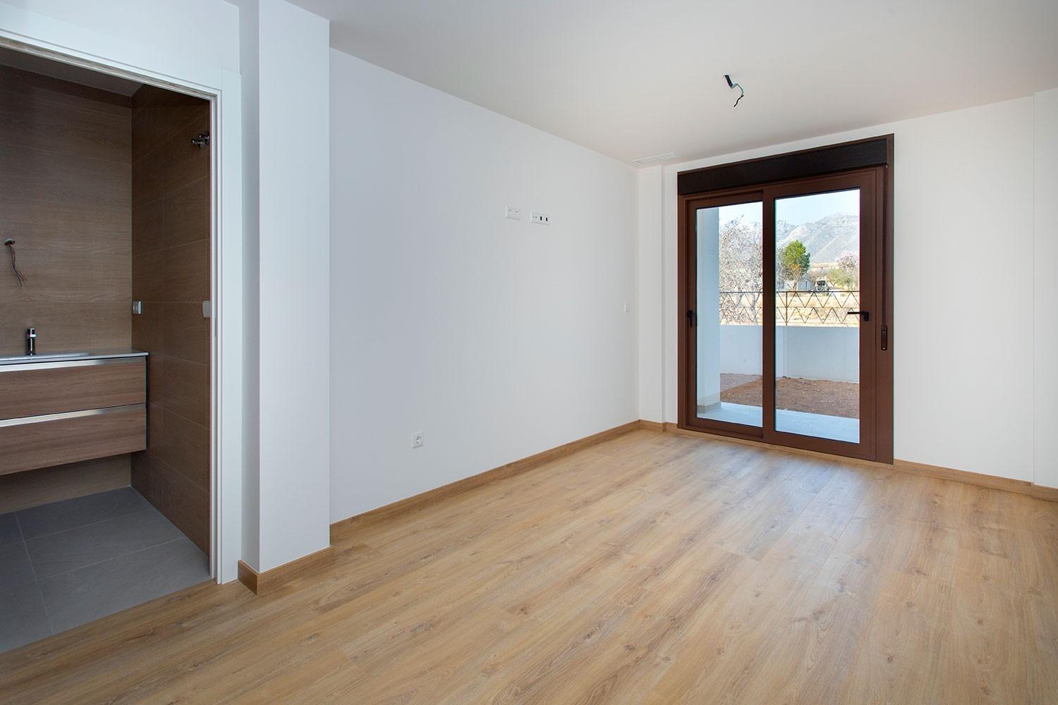 Key-Ready New Build 3 Bedroom Ground Floor Apartment with Private Garden for Sale in Hondón de las Nieves