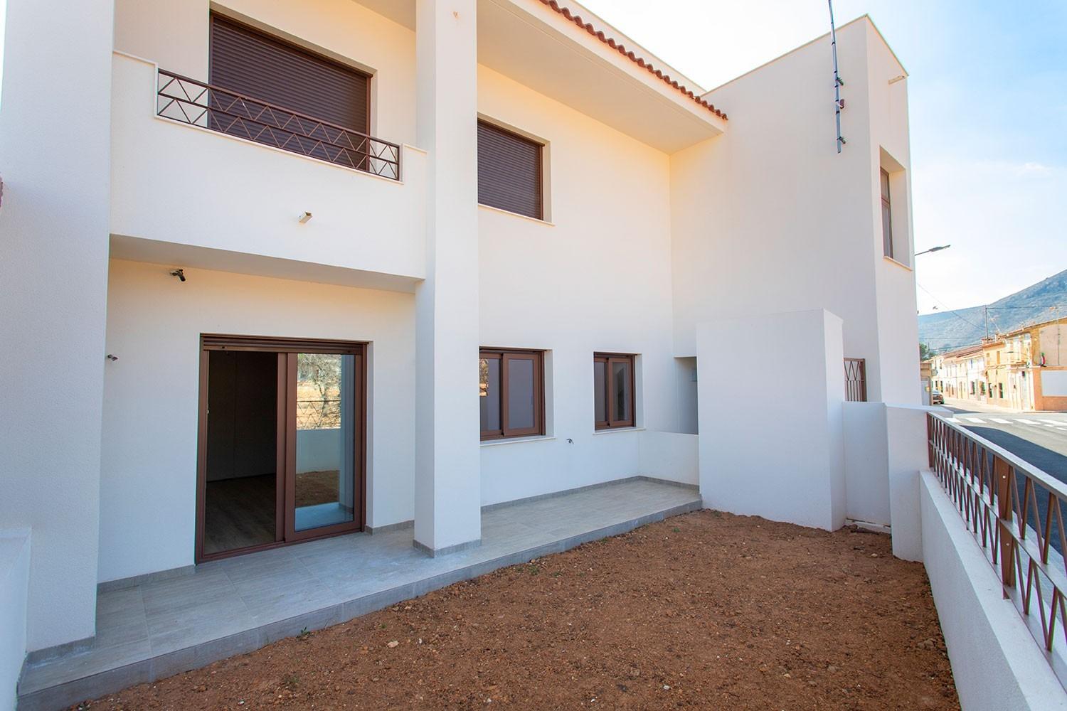 Key-Ready New Build 3 Bedroom Ground Floor Apartment with Private Garden for Sale in Hondón de las Nieves