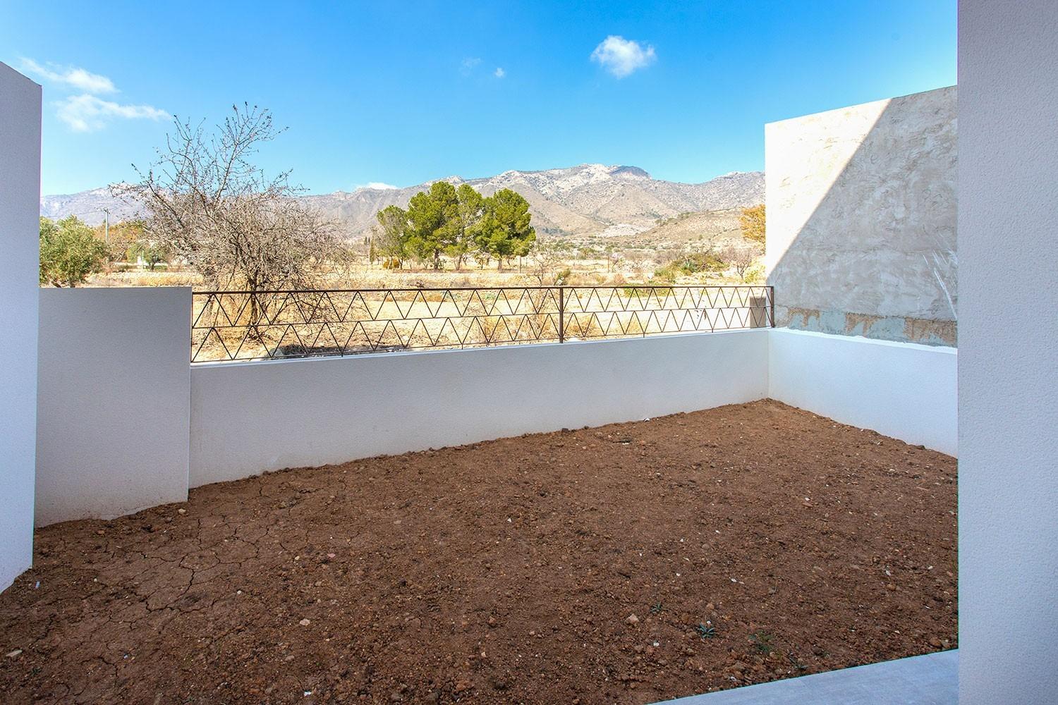 Key-Ready New Build 3 Bedroom Ground Floor Apartment with Private Garden for Sale in Hondón de las Nieves